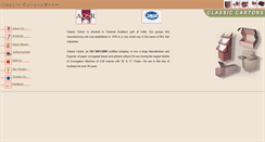 Desktop Screenshot of classiccartons.com